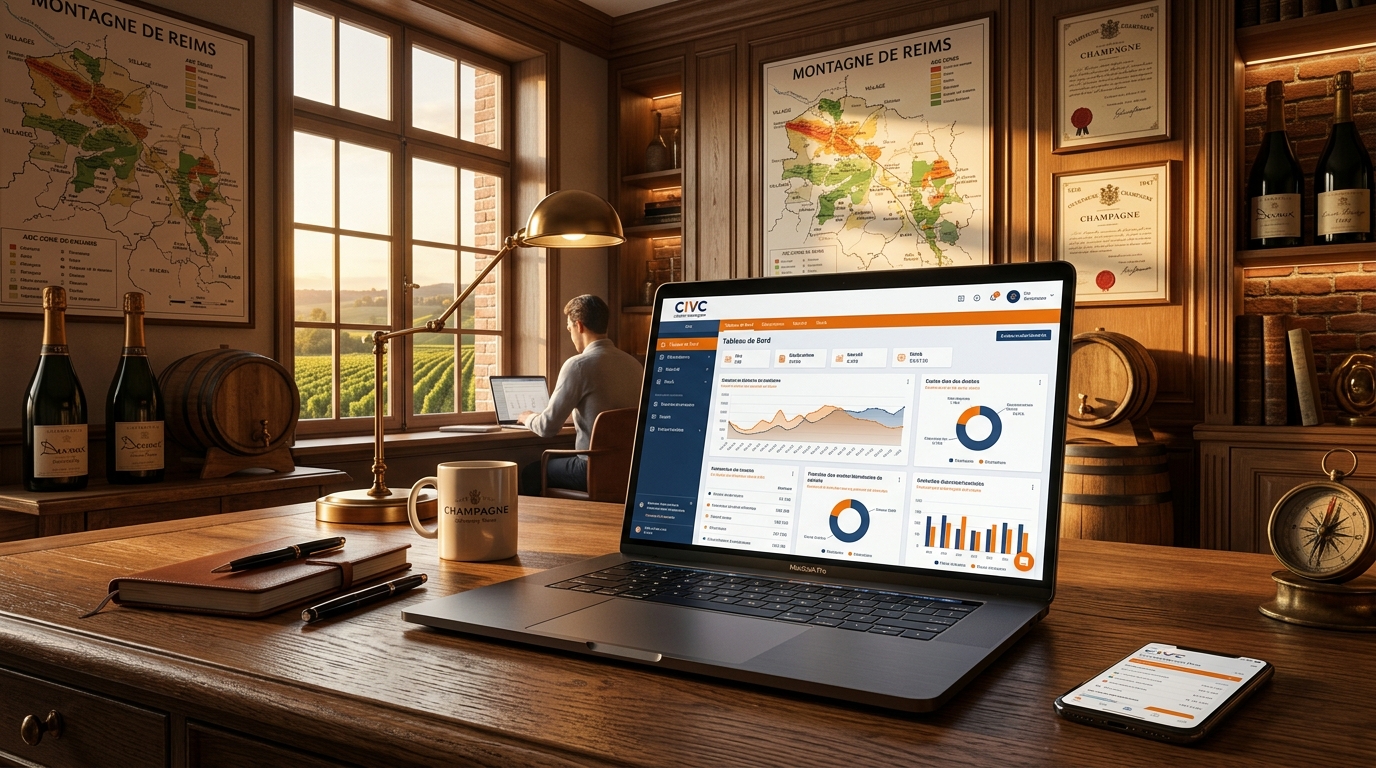 accédez au civc extranet pro, le portail sécurisé dédié aux professionnels du champagne pour gérer vos informations, suivre les actualités et optimiser vos activités.