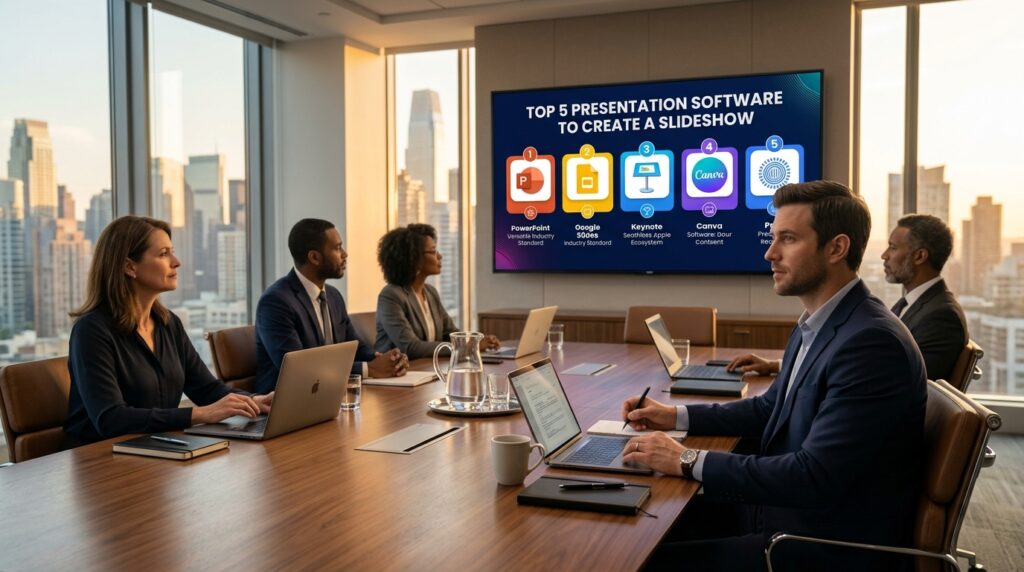 découvrez notre sélection des 5 meilleurs logiciels de présentation pour créer facilement des diaporamas professionnels et captivants.